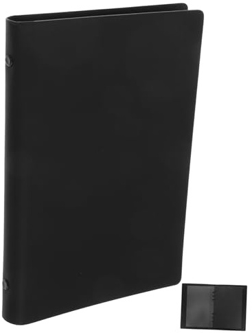 Veemoon 1 Loose Leaf Notebook with PU Cover Refillable Spiral Notebook for Students Professionals Travelers Flexible Design Fountain Pen Friendly Organizable Memo System