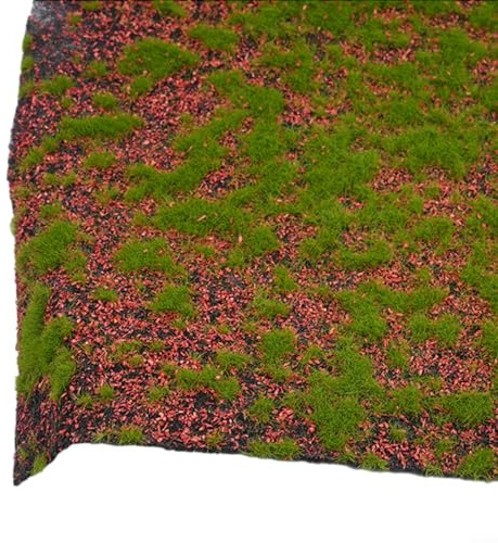 Alanmoship Künstliche grüne Moosmatte, Rolle, Pflanzendekoration, Innen- und Außenbereich, Wandpaneel, Gras-Teppich für Zuhause, Geschäft, Terrasse, Garten, Heimwerken, 100 x 200 cm