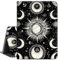 for Amazon Kindle Fire 7 Tablet Case 12th Generation 2022 Release,Slim Soft Shockproof TPU Silicone Protective Back Shell Case for Amazon Fire 7 2022,Black White Moon and Sun