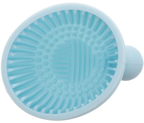 Silikon Reinigungsplatte für Kosmetikpinsel, Blau, Einfach Praktisch