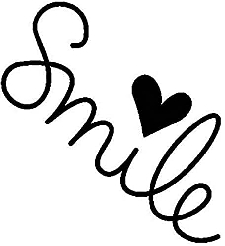 Artemio Smile Set 2 Stempel, Silikon, Schwarz, 7 x 0,8 x 13 cm