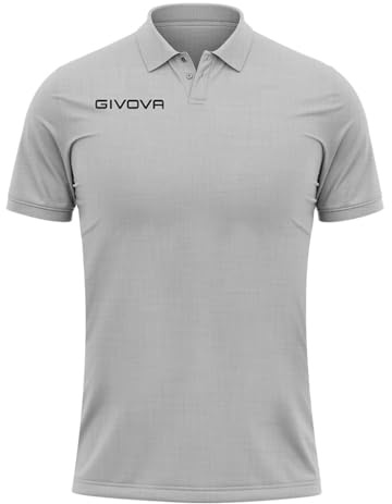 Givova, polo sommer, grau melange klar, 2XL
