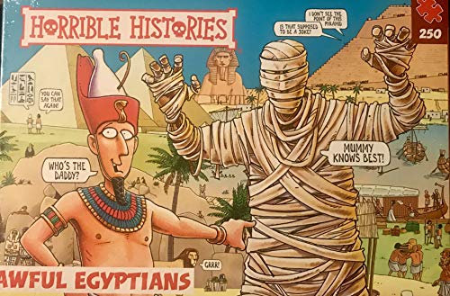 Horrible Histories Paul Lamond PLG 7255 Awful Egyptians 250 Piece Puzzle, Red