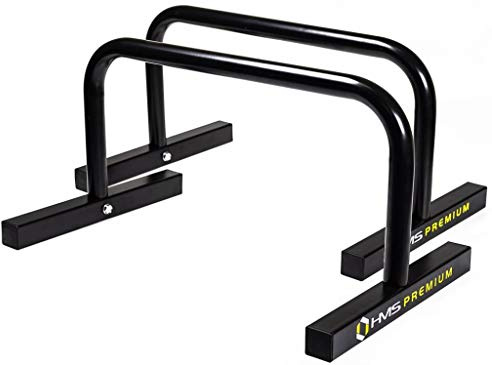 HMS Push Up Stand Bar # 2 Griffe Liegestütz Liegestützgriffe Griffe Trainingsgriffe Krafttraining Sport Fitness Boden (PW10)