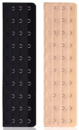 Magideal Corset Bra Extender 10 Hooks, 3/4 Inch Spacing, Light Beige or Black