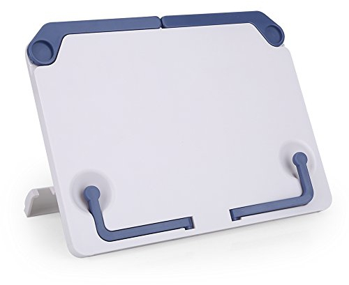 Bnineteenteam Music Sheet Desk Stand, Lightweight Portable Adjustable Plastic Book Stand Music Book Stand Table Desktop Holder Playing Accessories