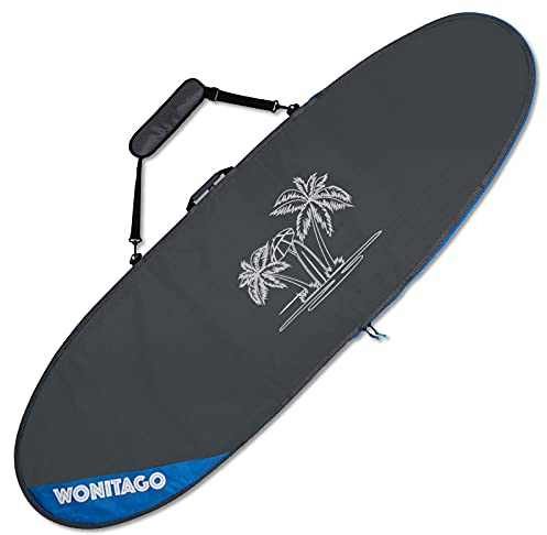 WONITAGO Surfboard Bag Day Shortboard und Longboard Cover verschleißfest und leicht - Größe 8'0