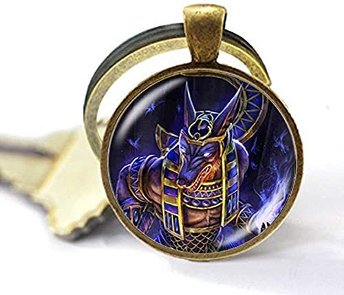 Porte-clés Egypte Anubis Egypte pour enfant Bijoux Art Photo Bijoux Cadeau d'anniversaire Festival