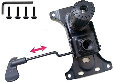 ZREBZYR Metall Sitz Mechanik Bodenplatte Platte Sitzmechanik Wippfunktion HöHenverstellung FüR BüRostuhl Lock Hebel Ersatzteil BüRostuhl,A5