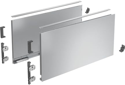AvanTech YOU Set Zarge, Höhe 251 mm x NL 400 mm, silber, links und rechts_Artikel _ 9255274
