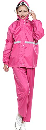 ANUFER Unisex-Erwachsene Regenanzug Jacke & Hose Wasserdichter Motorrad Regenmantel