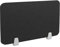 Icegrey Akustik Trenn-Wand für Schreibtisch Filz Freistehender akustischer Schreibtischteiler Reduzieren Sie Lärm und visuelle Ablenkungen mit 2 Clips, Black, 60x40cm