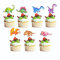 42 Stück Cupcake Party,Dinosaurier Tortendeko,Geburtstagsdeko,für Kinder Geburtstag Party Geburtstag Deko Geburtstagsfeier