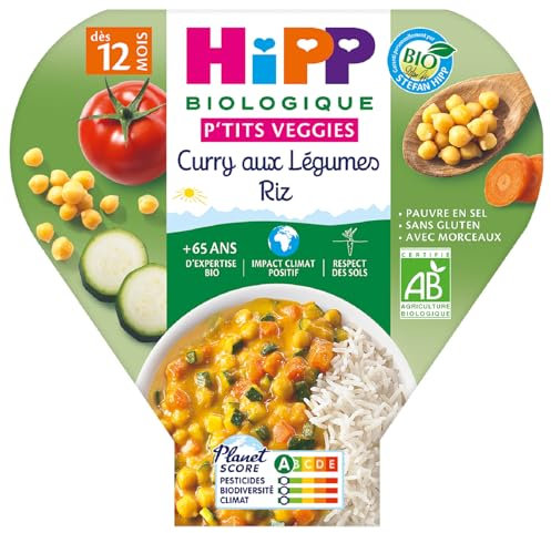 HiPP Biologique - Curry aux Légumes Riz 230 g