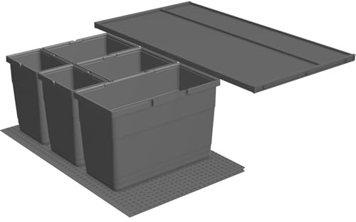 NINKA eins2vier Set KB 900/Seitenwand 18-19 mm Dunkelgrau