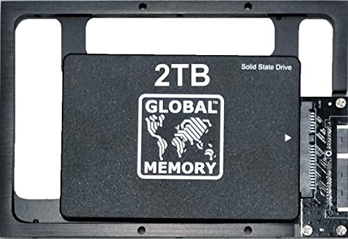 GLOBAL MEMORY Disque dur SSD SATA 3 SSD 7 mm 2 To pour IMAC (2010–2011)