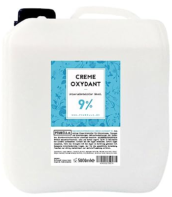 Piubella Creme Oxydant 9% 5000ml I perfekte, gleichmäßige Farbentwicklung in Profi-Qualität I professionelles Oxidationsmittel zum Haare färben und Haare tönen I leichte Anwendung & optimale Haftung