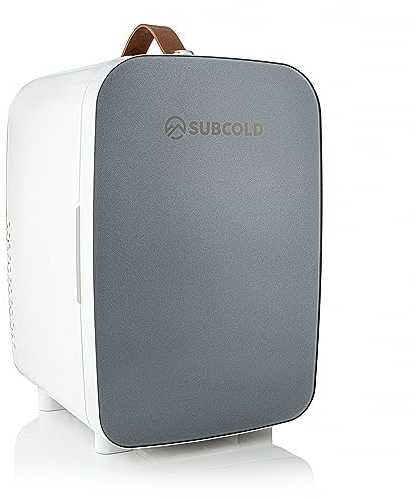 Subcold Pro15 Luxury Mini Fridge Cooler | Compact 15L Portable Small Fridge 12v & 240v | Efficient Quiet Cooling System | Ideal for Bedroom, Office, Beauty & Car (Grey)