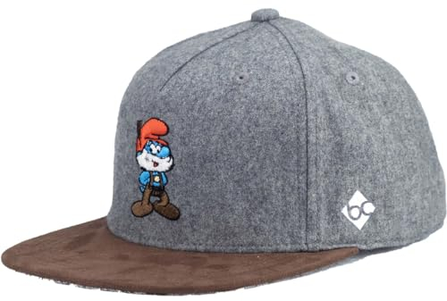 Bavarian Caps Cap Papa Schlumpf grau - one Size