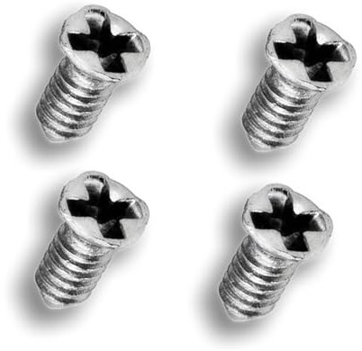 Replacement Watch Strap Screws | Designed to Fit Skagen Screw-In Style Watches | 4 Pack | Cross-head Screws | Fits Screw-in Strap Models of Mesh Bracelets and Leather Bands