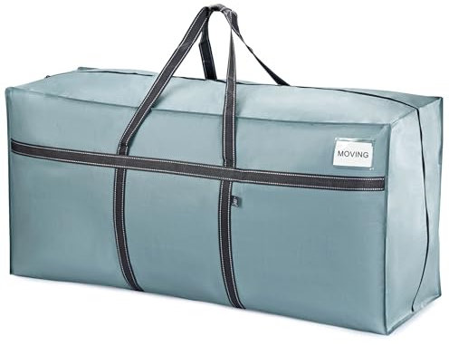 VENO 253 Liter extragroße Umzugstaschen, robuste Aufbewahrung,Transporttasche, Aufbewahrungstasche,Verwendet für Studentenwohnheime, Weihnachtsbaumlagerung.(Hellblau, 1er-Pack)