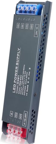 AXFEE Trasformatore LED 24V 300W, 240V a 24V, LED Driver AC a DC, Alimentatore Lampada Led, Adattatore Led a Tensione Costante, per Strisce led, Luce a Bassa Tensione, Lampade led, Display-LED