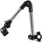 360° Verstellbarer Schirmhalter, Teleskopverstellung, Multifunktionaler Clip, Langlebiges Edelstahlrohr, Geeignet für Fahrräder, Rollstühle oder Kinderwagen (BLACK)