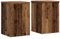 vidaXL Pflanzenständer 2 Stk. Altholz-Optik 20x20x30 cm Holzwerkstoff