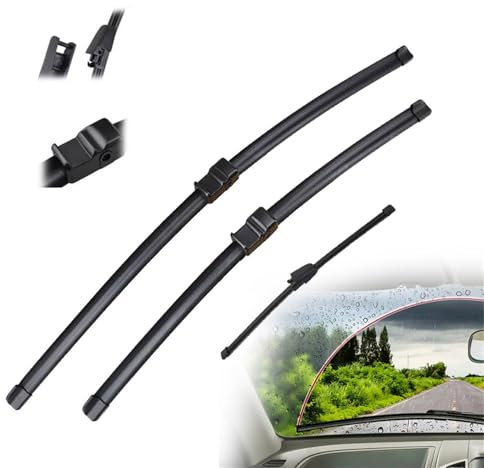 WOHOOD Escobillas Limpiaparabrisas Delanteras Y Traseras para V&w para Golf Plus 5M1 2005-2009 Escobilla para Parabrisas De 28 28 13 Accesorios