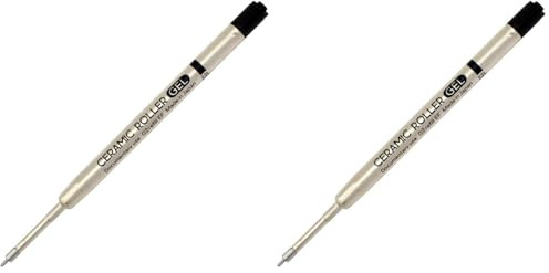 OHTO Ceramic Roller Gel Refill for GS02 • 0.5mm • Black Ink [PG-M05NP] (Packung mit 2)