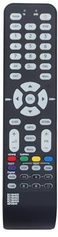 AULCMEET RC1994920 RC1994906 RC1994925 RC1994946 40FS6646 Remplacer la télécommande Compatible avec Thomson TCL 22E92NH22 26E92NH22 32E90NH22 46E91NF32 19HS3142,55FS6646 55FT7763 40FT4253 42E90NF32