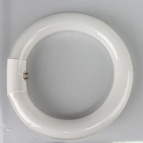 Liuyife 22W Tubo Fluorescente T9 Rotondo G10Q a Risparmio Energetico, Tubo Al Neon Bianco Freddo 6500K, Luce Anulare a Basso Consumo Energetico, Adatto per Cucina, Corridoio, Scale, Camera da Letto