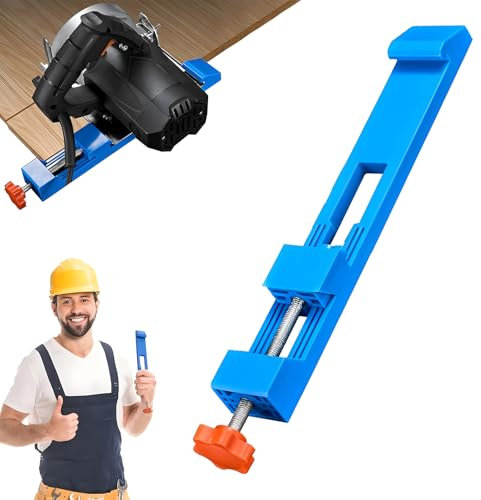 Adjustable Cutting Machine Base Guide - Cutter Support and Positioning Guide for Cutter Machine Circular Saws Track Saws, Adjustable Multifunctional Woodworking Cutter Guide for 145 to 208 mm Saw Base