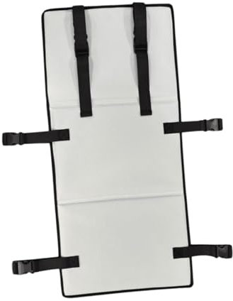 Sharplace Etagenbett-Leiter-Abdeckung, Etagenbett-Leiterpolster, verstellbar mit sicheren Schnallen, verhindern, dass Kinder auf Leitern klettern, Leiterschutz, Leiterschloss, Weiß