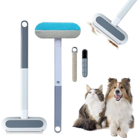Tierhaarentferner, 4 in 1 Fusselbürsten-Set, Hunde- und Katzenhaarentferner, Wiederverwendbare Fusselbürste, für Kleidung, Teppich, Kratzbäume & Sofa