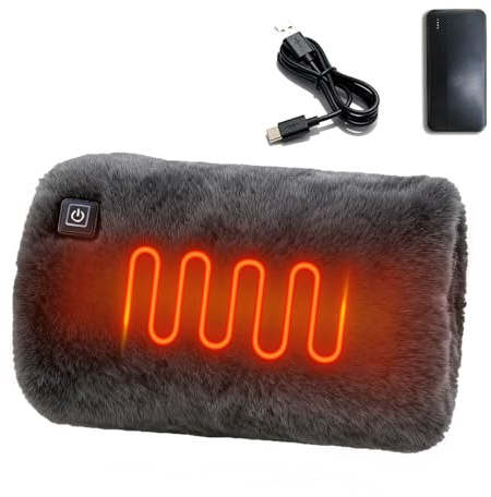 ZCJ Handwärmer Elektrisch, Beheizbare Handschuhe mit 10000mAh Akku, Taschenwärmer wiederverwendbar 3 Heizstufen für Damen Herren, nachaltige Alternative zu Einwegprodukten.