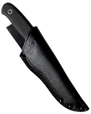 Linder Super Edge 7 Joe Vogel Evo-X ATS 34 Schwarz Lederscheide