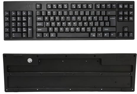 Sxhlseller Left Handed Keyboard, Left Numpad Keyboard Ergonomic Layout 109 Keys Micro Usb Plug And Play With 2 Usb Ports For Office Business Accounting