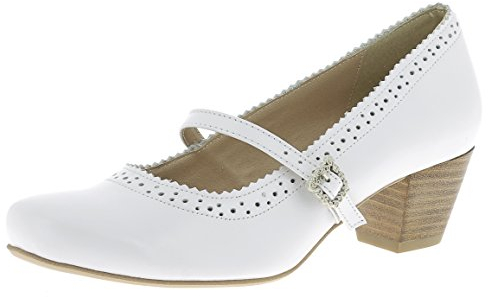 Hirschkogel Damen Pumps, weiß, 39 EU