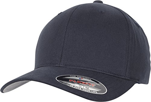 Flexfit Uni 6377-Flexfit Brushed Twill Cap, Navy, S/M