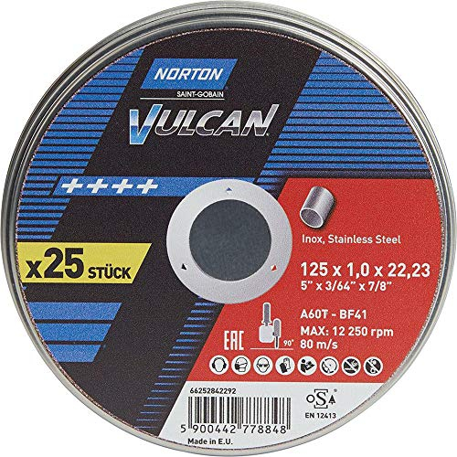 Norton Trennscheibe Dose Vulcan Inox 125x1,0mm