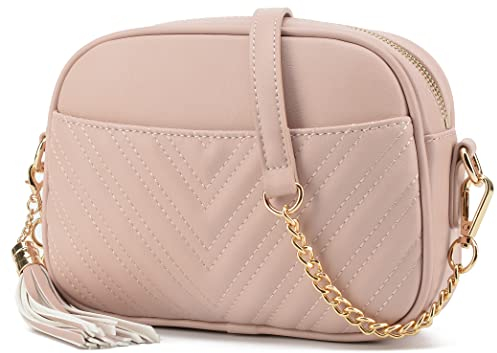 lola mae Borsa a tracolla trapuntata, borsa a tracolla dal design alla moda, Small