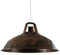 Moderne Retro-Lampenschirme aus Metall, Deckenlampenschirme, einfach zu montierende Lampenschirme, für Vintage-Industrie-Pendelleuchten, Schlafzimmer, Küche, antiker Lampenschirm (Gebürstetes Kupfer)