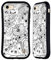 Head Case Designs Offizielle Mad Dog Art Gallery Hunde Welt Schwarz und Weiss Doodle Hybride Handyhülle Hülle Huelle kompatibel mit Apple iPhone 7/8 / SE 2020 & 2022