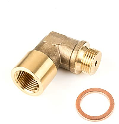 LST Lambdasonde Adapter Lambda Katalysator Verlängerung Messing Dichtring