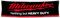 Milwaukee Tools Banner-Flagge – Nothing But Heavy Duty Flagge (6 x 2,4 m, strapazierfähig, strapazierfähiges 150D Polyester), Wanddekoration, Garage, Männerhöhle
