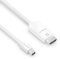PureLink Câble mini DisplayPort vers HDMI haute vitesse, 4K Ultra HD 60 Hz, bande passante 18 Go/s, connecteurs plaqués or, 1,50 m, blanc