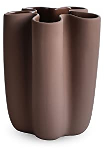 Cooee Design Tulipa Vase 20cm Hazelnut, Keramik, Tulpenvase, Haselnussfarbe, W: 12, L: 12, H: 20 cm, HI-059-01-HN