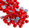 Beadsland 2880 Stück Helles Rot Hotfix Strasssteine, Hitzefix Strasssteine zum Basteln, Hotfix Kristall Runde Edelsteine, Helles Rot (SS10/2.7-2.9mm)