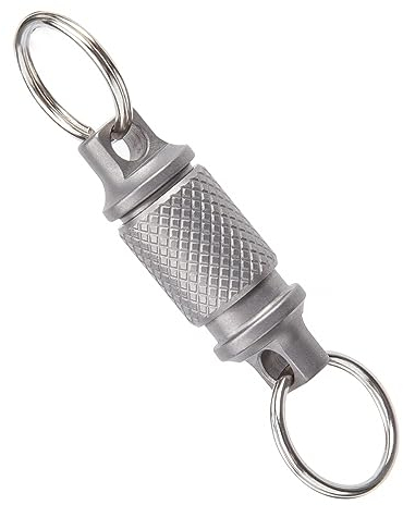 DONGKER Titan Schlüsselanhänger, Abnehmbarer Schlüsselringe mit Drehgelenk, Starken Doppelten Swivel Schlüssel Organizer Linker zum Bag Handtasche & Gürtel